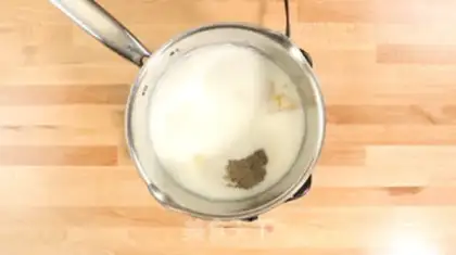 Make The broccoli chicken makes shellfish powder step 6