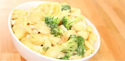 Make The broccoli chicken makes shellfish powder step 12