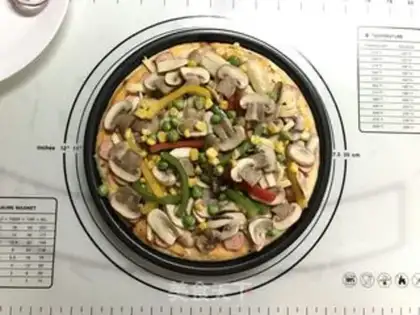 Make Soft mushroom pizza step 11