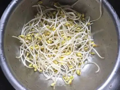 Make The soybeans step 1
