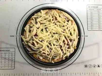 Make Soft mushroom pizza step 13