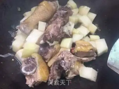 Make Homemade potato chicken step 5