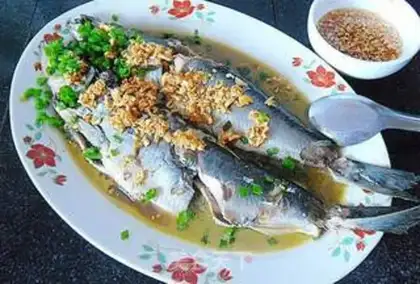 Make Garlic mackerel step 14