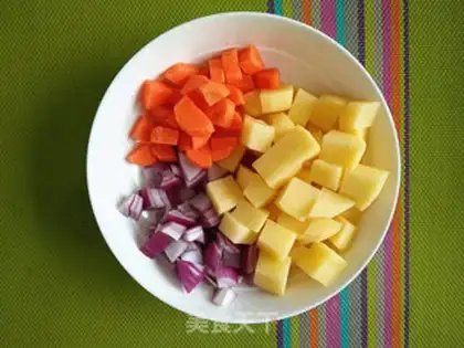 Make Curry chicken step 1
