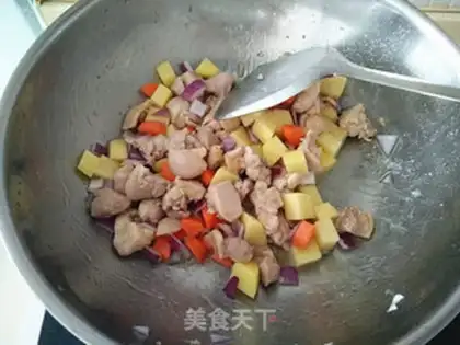 Make Curry chicken step 3