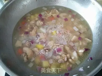 Make Curry chicken step 4
