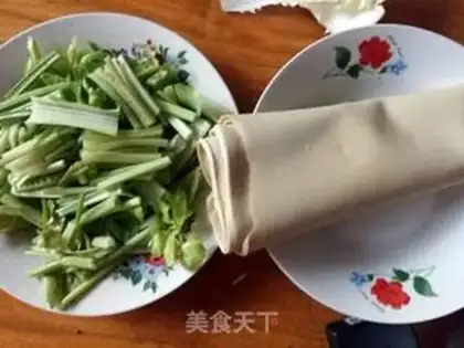 Make Tofu, celery step 0