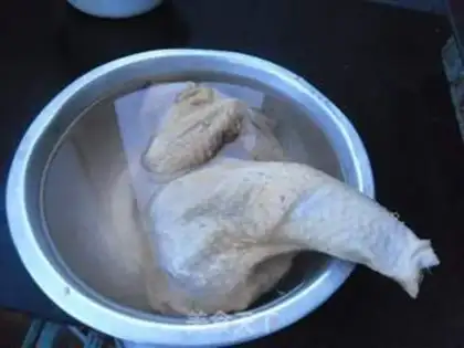 Make Aqueous chicken step 1