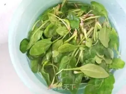 Make Pine and spinach step 1