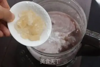 Make The red bean rice coconut juice step 3