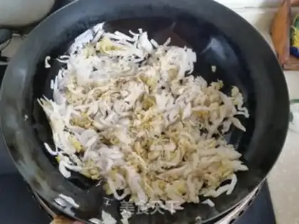 Make A sour fan with white meat step 4