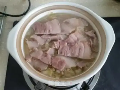 Make A sour fan with white meat step 9