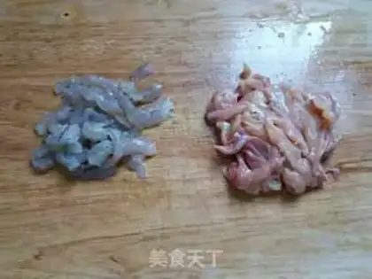 Make Shrimp chicken congee step 1