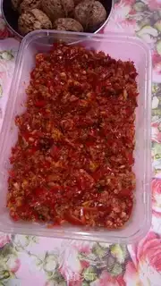 Make Meat and pepper step 11