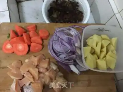 Make Chicken mushroom rice step 0