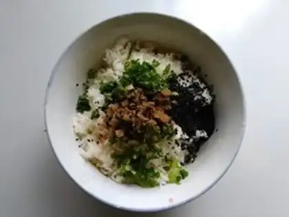 Make The rice cake step 1