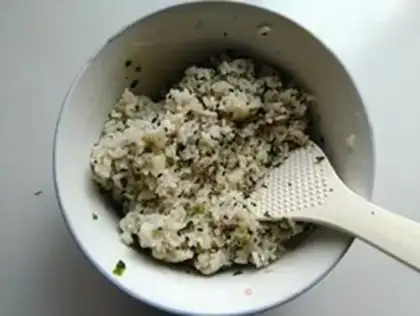 Make The rice cake step 2