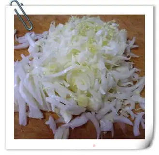 Make The cabbage crotch step 1