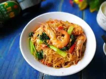 Make A shrimp fan step 12