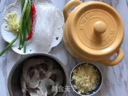 Make Garlic fans baked shrimp step 0
