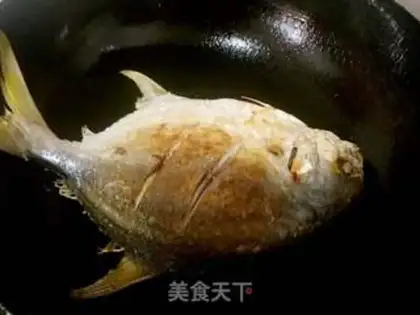 Make Red-burned flatfish step 2