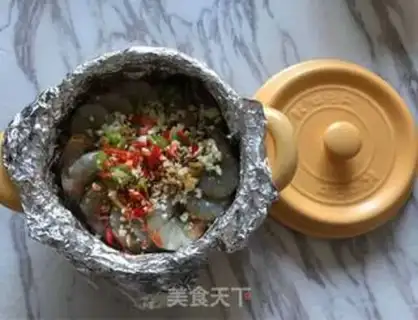 Make Garlic fans baked shrimp step 4