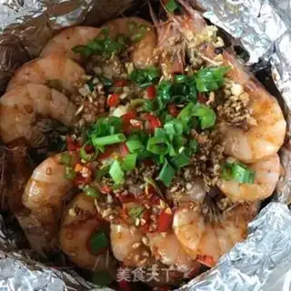 Make Garlic fans baked shrimp step 6