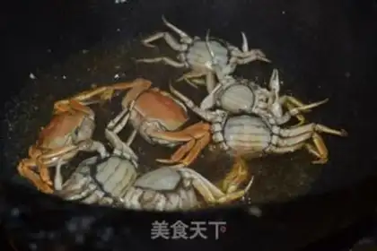 Make Spicy crabs step 2