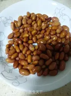 Make Spinach with peanuts step 3