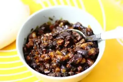 Make A meat bag with mushroom sauce step 8