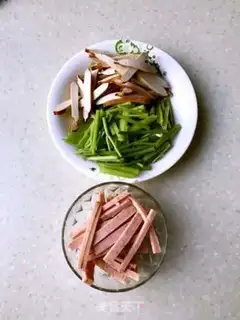 Make Celery ham dry step 0