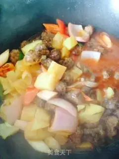 Make Pineapple beef step 12