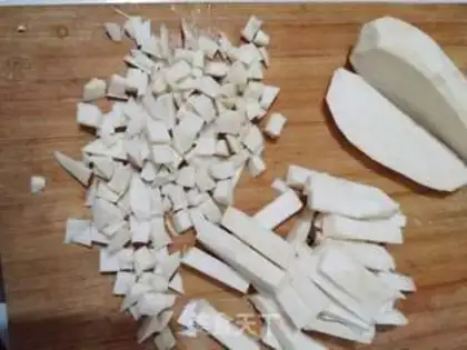 Make Black pepper egg yogurt fries step 1