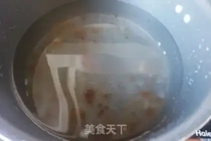 Make Peach and fruit step 2