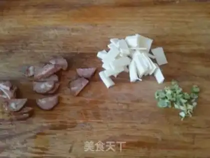 Make Dutch soy sausage step 1