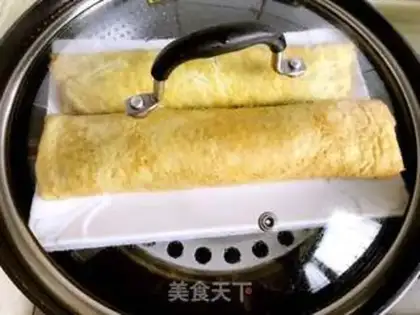 Make Like egg rolls step 7
