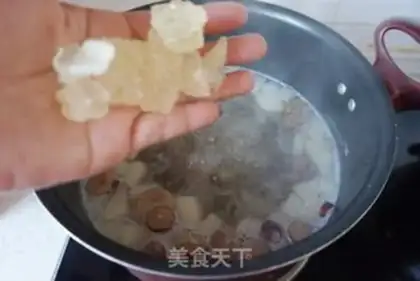Make Peach and fruit step 6