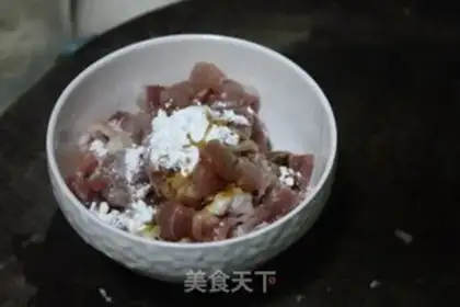 Make Bean bean noodle step 1