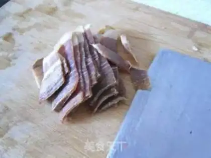 Make Salted ham melon step 1