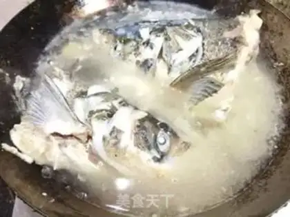 Make Mushroom tofu fish head soup step 5