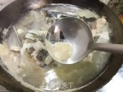 Make Mushroom tofu fish head soup step 6