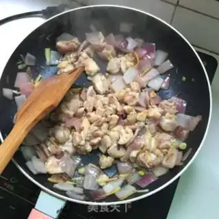 Make Curry chicken step 1
