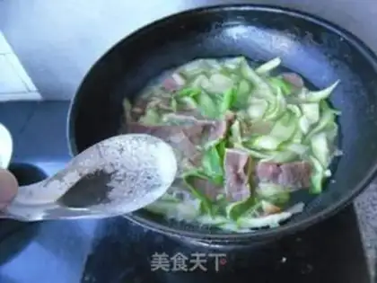 Make Salted ham melon step 9