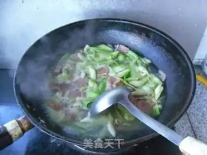 Make Salted ham melon step 10