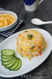 Make Salted egg and yellow fried rice step 8