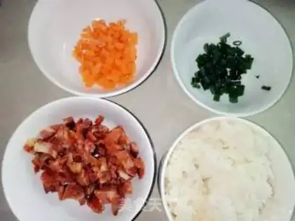 Make Weenie fried rice step 0
