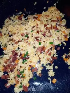 Make Weenie fried rice step 3