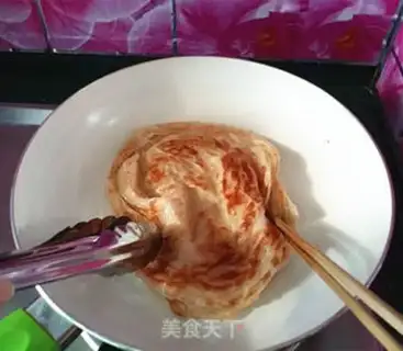 Make Ham egg grab cake step 6