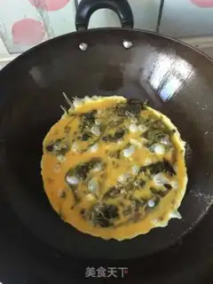 Make Snow cream fried eggs step 5