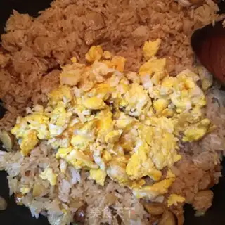 Make Chestnut fried rice step 7